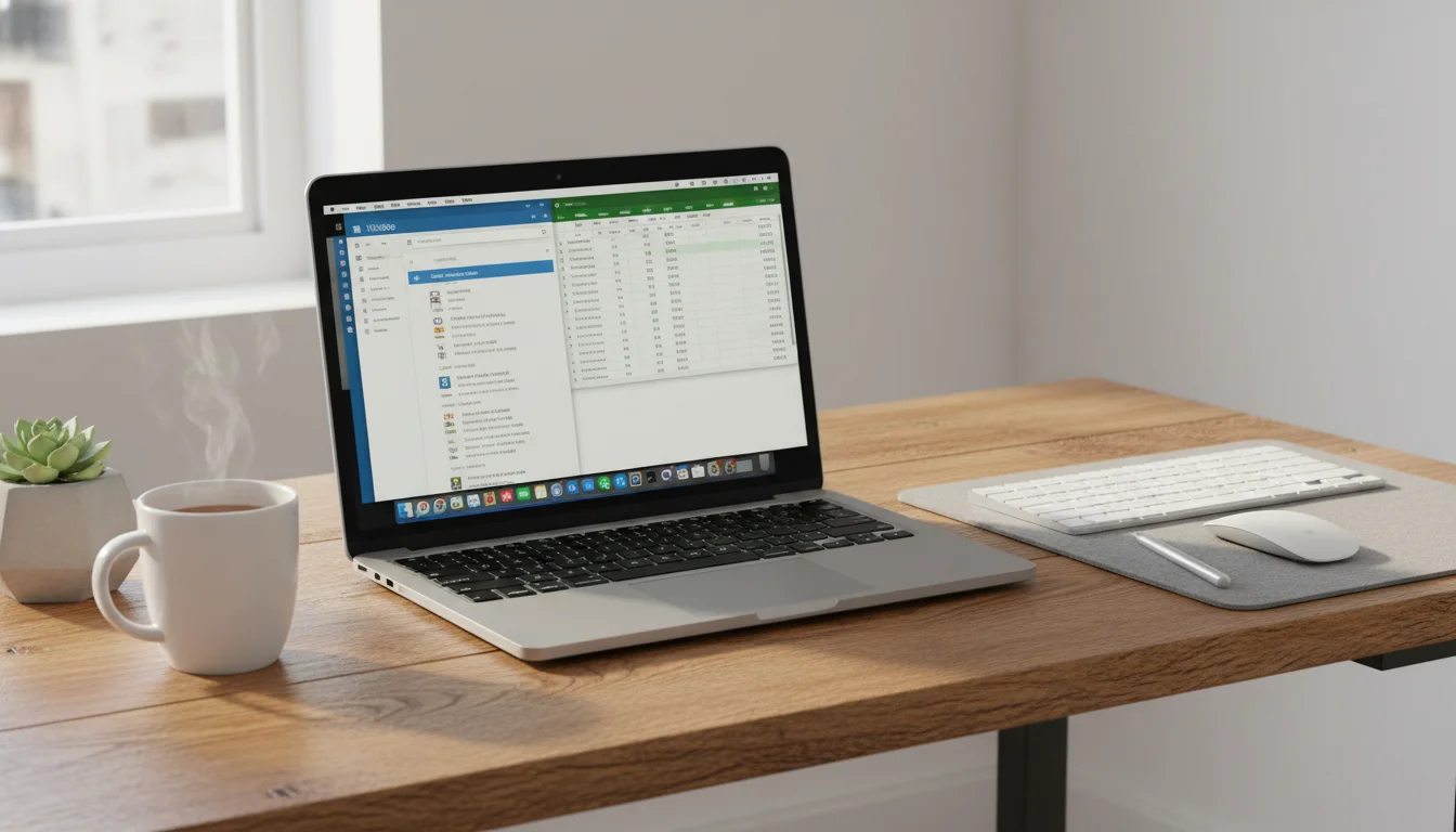 Microsoft 365 đang chạy trên macbook