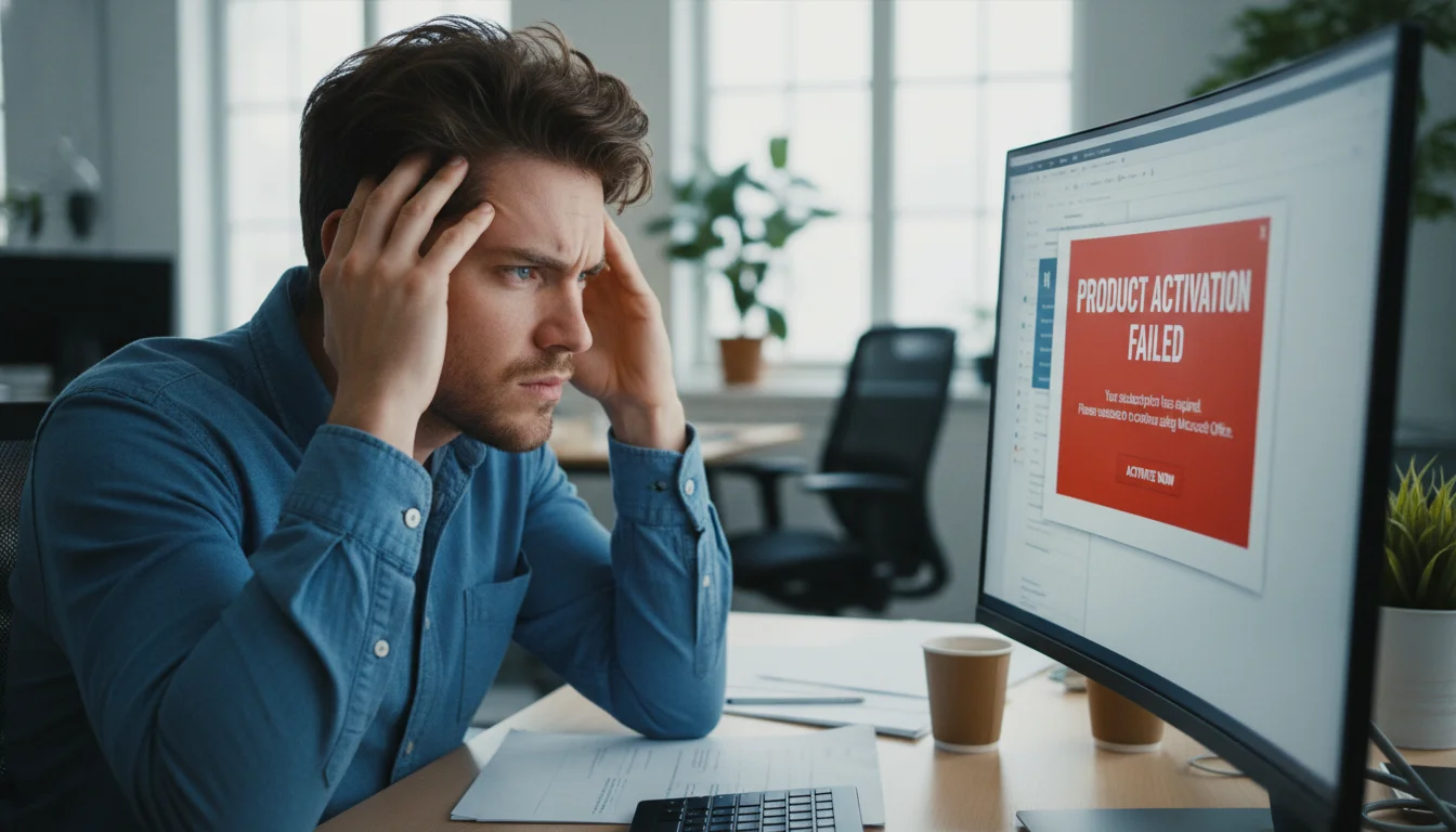 Đau đầu vì màn hình hiện lỗi Product Activation Failed