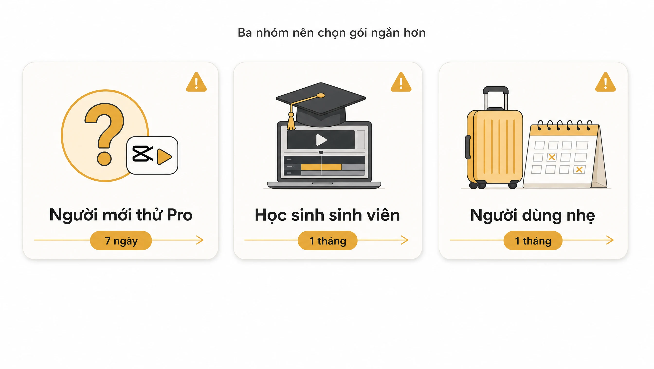3 nhóm KHÔNG nên cam kết