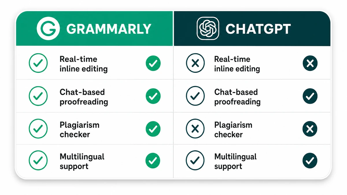 Grammarly Pro thắng ChatGPT