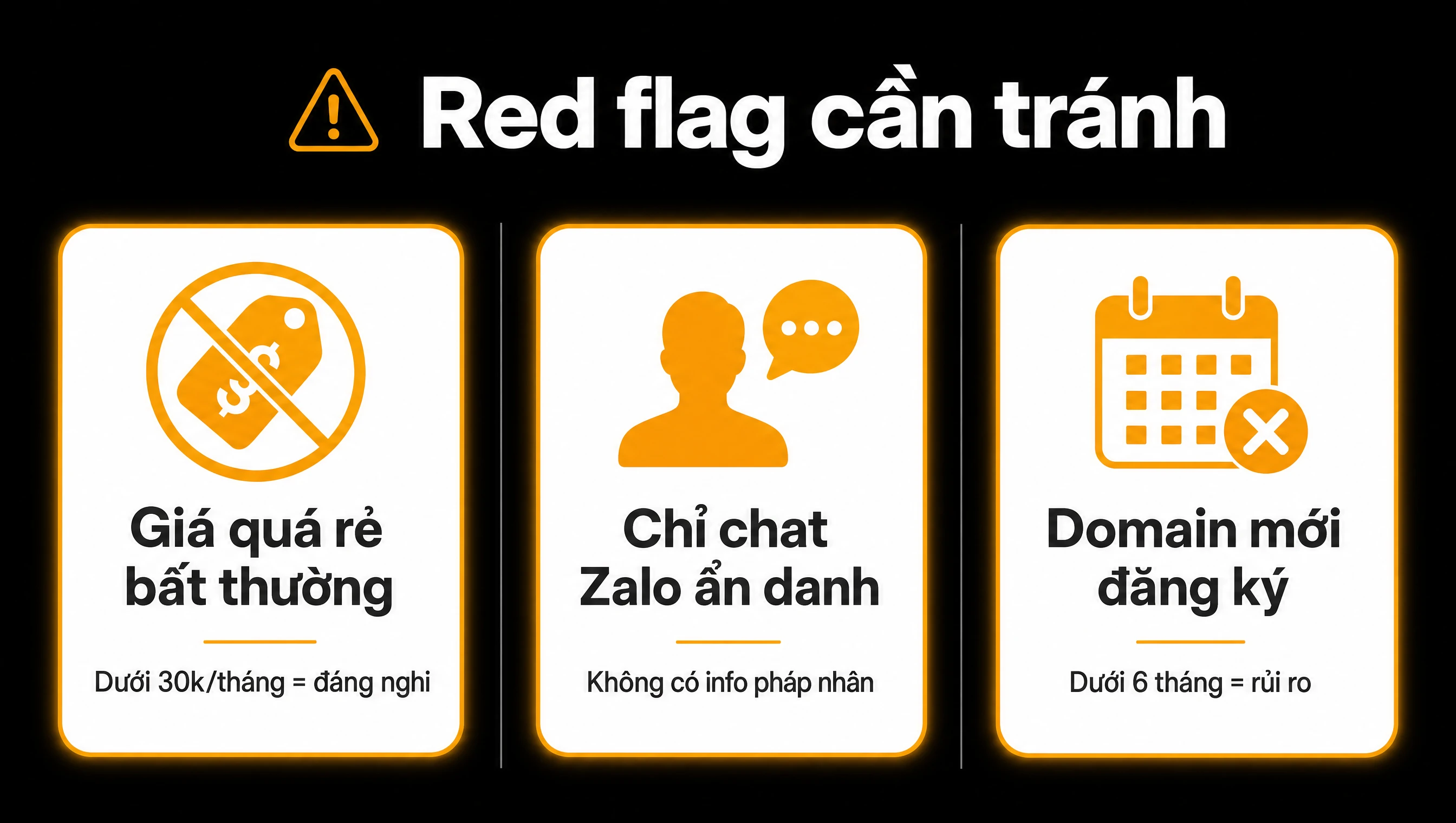 Red flag cần tránh khi mua CapCut Pro: giá quá rẻ, chat ẩn danh, domain mới đăng ký
